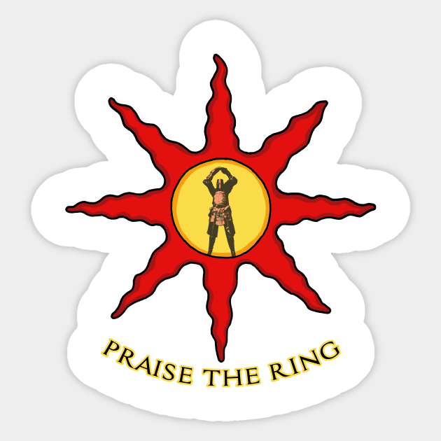 Elden Ring-Praise the Ring Sticker by VicInFlight